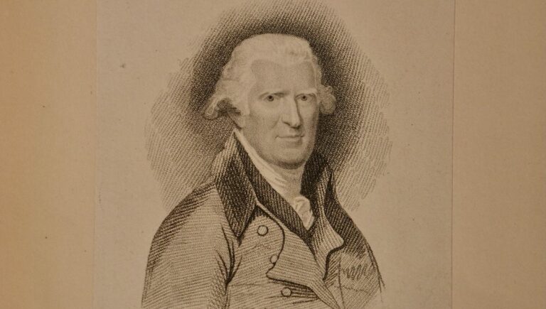Portrait gravé de Pasquale Paoli, U babbu di a Patria
