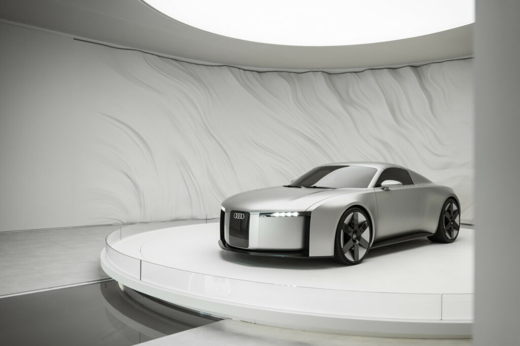 Audi Concept C présenté à l’IAA Mobility de Munich, incarnation de la vision clarifiée de la marque.