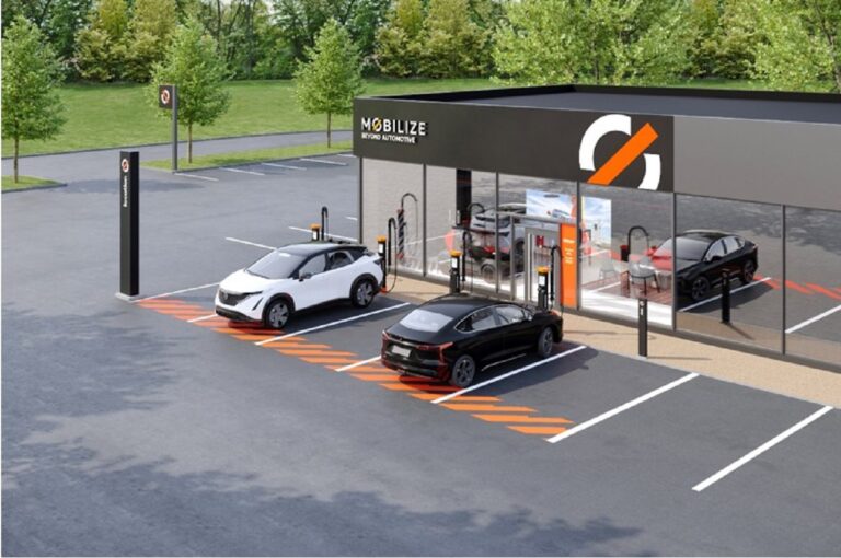 Station Mobilize Fast Charge exploitée par Mobilize Power Solutions
