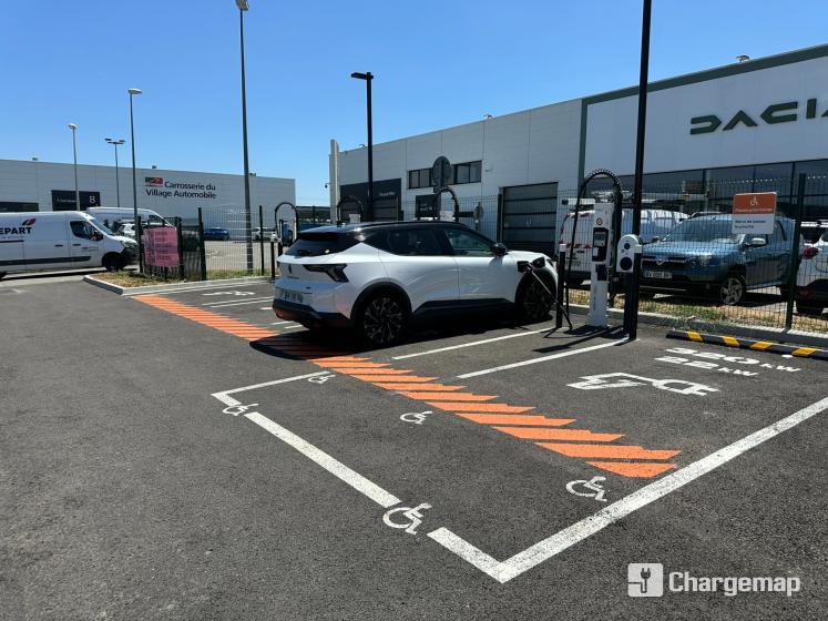 Station de recharge Mobilize en concession Renault à Tarbes